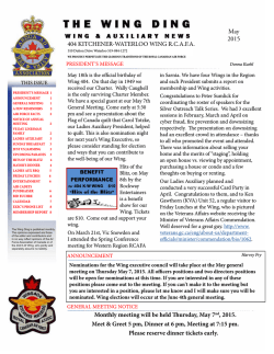 May, 2015 - the 404 wing
