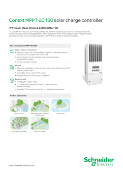 Conext MPPT 60 150 solar charge controller