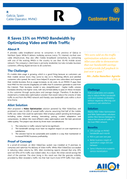 R Saves 15% on MVNO Bandwidth by Optimizing Video and Web