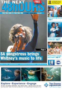 SA songstress brings Whitney`s music to life