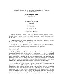 district court of appeal of the state of florida