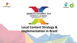 Local Content Strategy & Implementation in Brazil