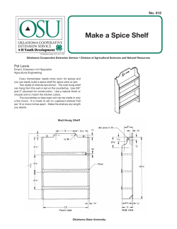 412. Make a Spice Shelf - Oklahoma State University