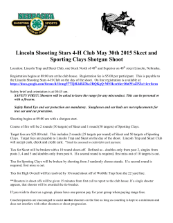 May 30 4-H Lincoln Shooting Stars Shotgun Shoot - Nebraska 4-H