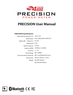 PRECISION User Manual