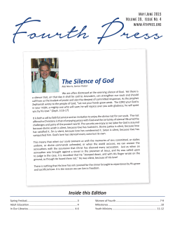 The Silence of God - Fourth Presbyterian Church