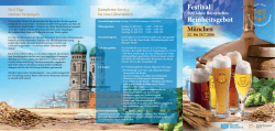 Festival Reinheitsgebot - Festival 500 Jahre Bayerisches