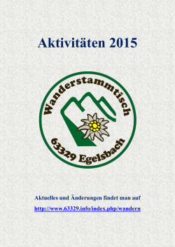 Programm 2015 - Egelsbach-Info