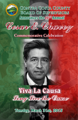 Cesar Chavez Program