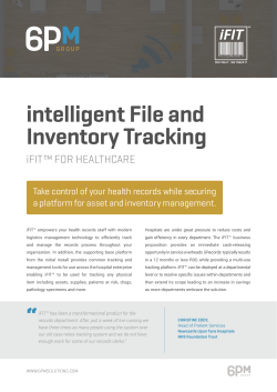 intelligent File and Inventory Tracking