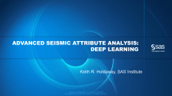 ADVANCED SEISMIC ATTRIBUTE ANALYSIS: DEEP LEARNING
