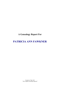Patricia Ann Fawkner