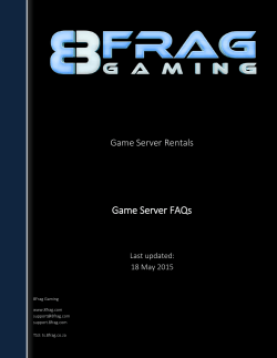 Game Server FAQs
