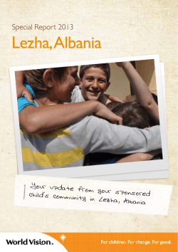 Lezha community update 2013