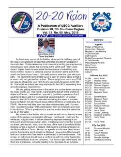 A Publication of USCG Auxiliary Division 20, 5th