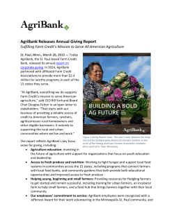 AgriBank Releases Annual Giving Report