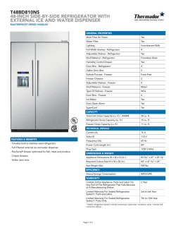 T48BD810NS 48-INCH SIDE-BY-SIDE REFRIGERATOR WITH