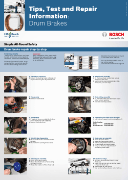 Simple All-Round Safety Drum brake-repair step-by-step