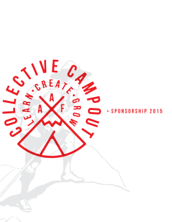 SPONSORSHIP 2015 - collective campout