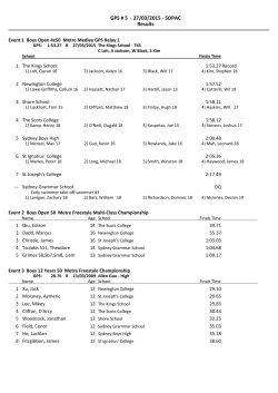 GPS # 5 - 27/03/2015 - SOPAC Results