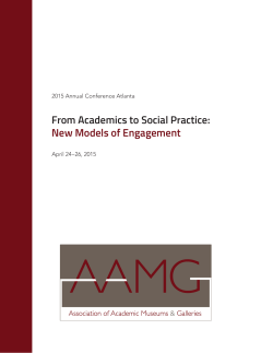 From Academics to Social Practice: New Models of Engagement