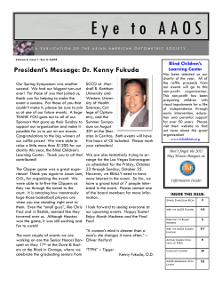 AAOS newsletter-Spring 2015