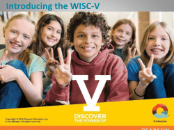 Introducing the WISC-V