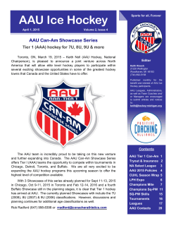 AAU Ice Hockey Newsletter