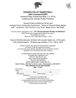 HOWARD PULLEY BASKETBALL AAU Licensed EVENT Howard
