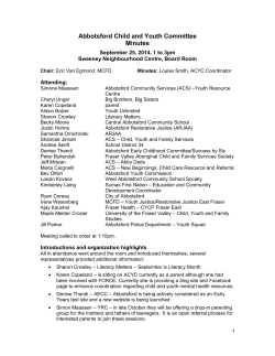 ACYC General Meeting Minutes Sept 25 2014