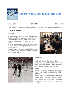 March 2015 - Abbotsford Curling Club