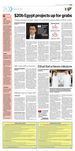 Khaleej Times Coverage - American Business Council