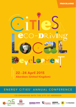 eCO-DRiVINg - Energy Cities` Annual Conference - 22