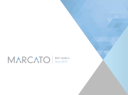 5/11/2015 Presentation - Marcato Capital Management and Bank of