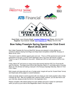 Invite Here - Alberta Freestyle Skiing Association