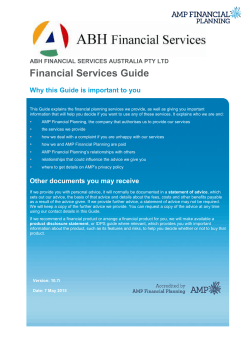 the FSCG for ABH Financial Services Australia Pty Ltd