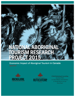 national aboriginal tourism research project 2015