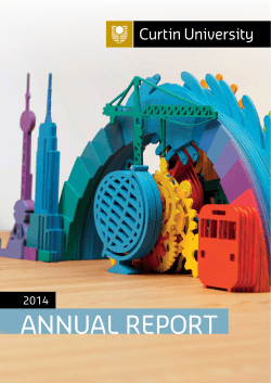 Curtin University Annual Report 2014