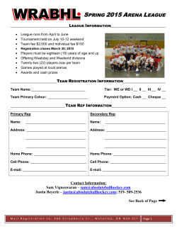 Team Registration Form