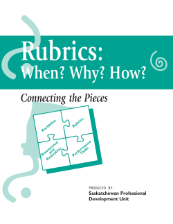 Rubrics - Academics