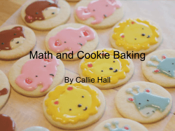 Math and Cookies