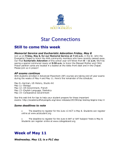 Star Connections - The Academy of Holy Angels