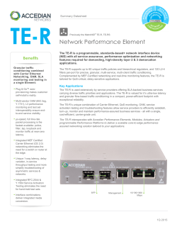 Network Performance Element