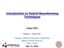 ACCESS Why Hybrid beamforming?