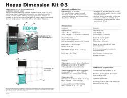 Hopup Dimension Kit 03 - The Exhibitors` Handbook