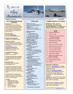 ACCVI Newsletter - Alpine Club