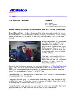 Press Release - ACDelco TechConnect
