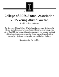 Fillable PDF - ACES Alumni Association