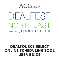 User Guide - DealFest Northeast