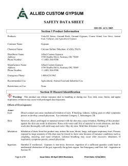 Valu-Fil Safety Data Sheet
